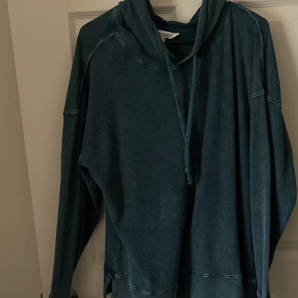 Natural Reflections Teal Pullover Hoodie